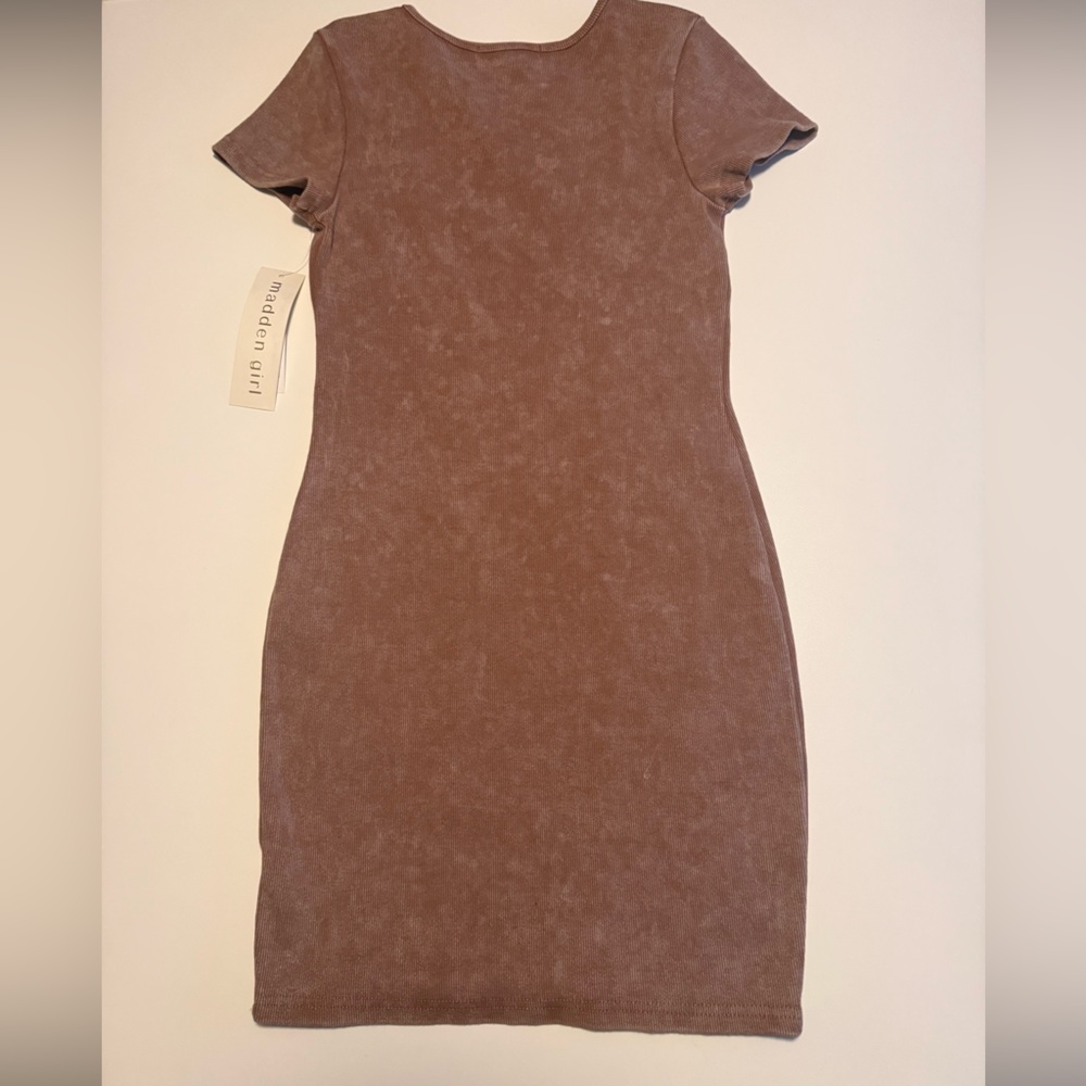 Madden Girl Brown Midi Dress - Picture 3 of 4